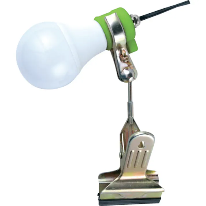 【CAINZ-DASH】富士倉 植物育成用クリップランプ 8W KY-08W-SC【別送品】