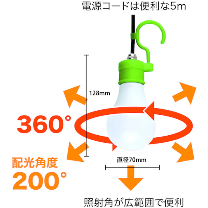 【CAINZ-DASH】富士倉 植物育成用クリップランプ 8W KY-08W-SC【別送品】