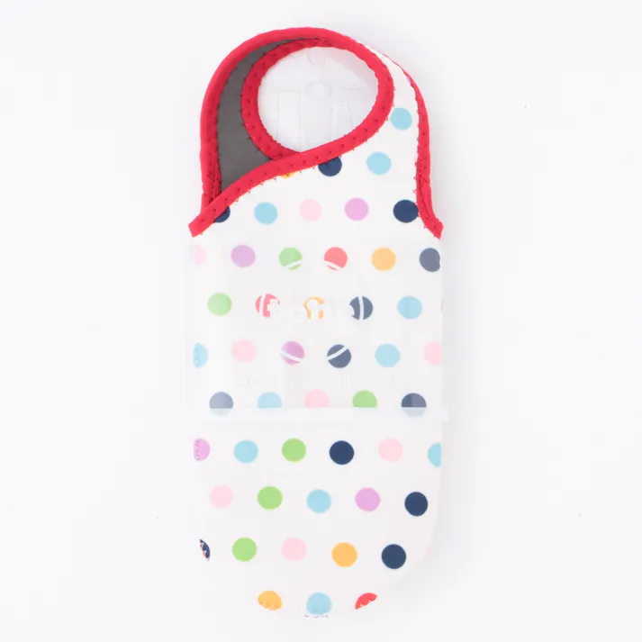 ボトルカバーホワイトドット