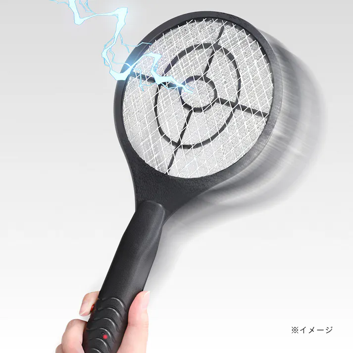 電池式殺虫ラケット バチバチショッ蚊~くん(販売終了)