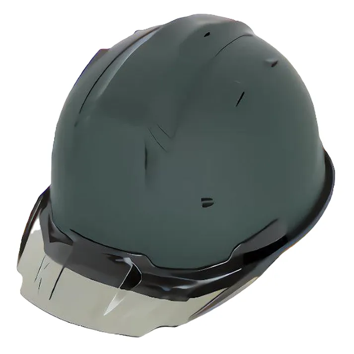 ヘルメット Lグリーン/スモーク マット BSS19V
