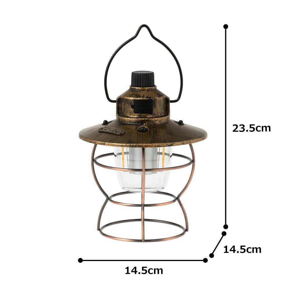 NICOH アンティークLEDランタン 充電式 ブロンズ キャンプ・バーべーキュー用品 ホームセンター通販【カインズ】