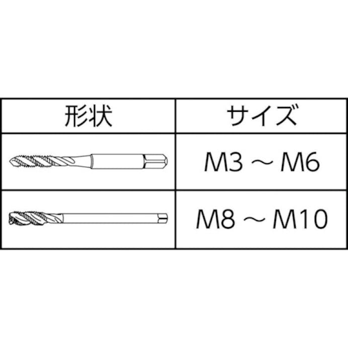 【CAINZ-DASH】弥満和製作所 Ｉシリーズ　スパイラルタップ　ＩＳＰ　Ｍ４Ｘ０．７ ISP-M4X0.7-BP【別送品】