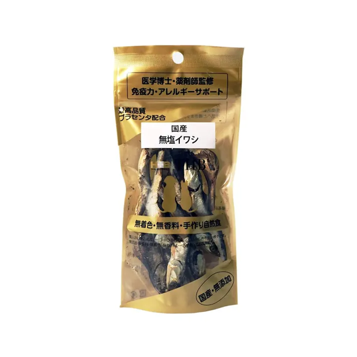 THB 国産無添加 プラセンタ配合 無塩イワシ 40g(販売終了)