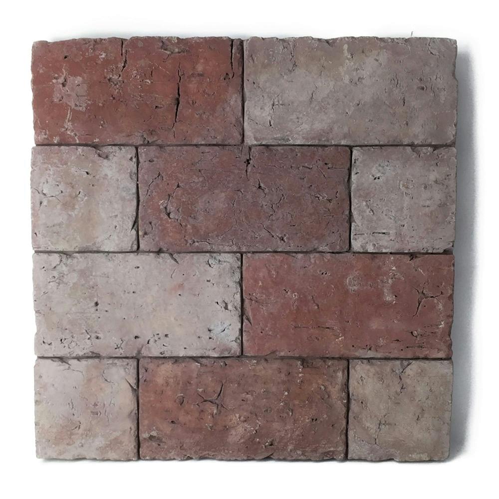 アンティークブリックプレート ブラウン