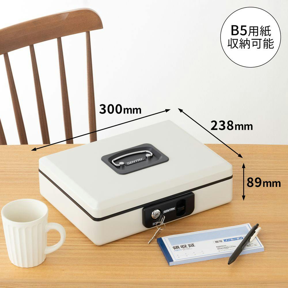 SENTRY SCB-36 キャッシュボックス ホワイト SENTRY SCB-36 キャッシュボックス ホワイト Amazon.co.jp