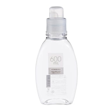 PET詰め替えボトル 計量キャップタイプ 600ml クリア 1