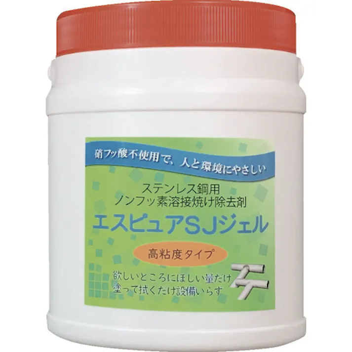 【CAINZ-DASH】佐々木化学薬品 ステンレス溶接焼け除去剤 エスピュアSJジェル(高粘度タイプ)1kg SJJEL1000G【別送品】