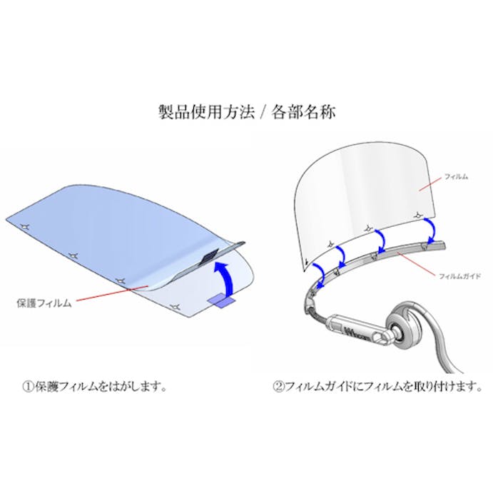 【CAINZ-DASH】ウィンカム ウィンカムヘッドセットマスク５ＰＣＳ W-HSM-5B【別送品】