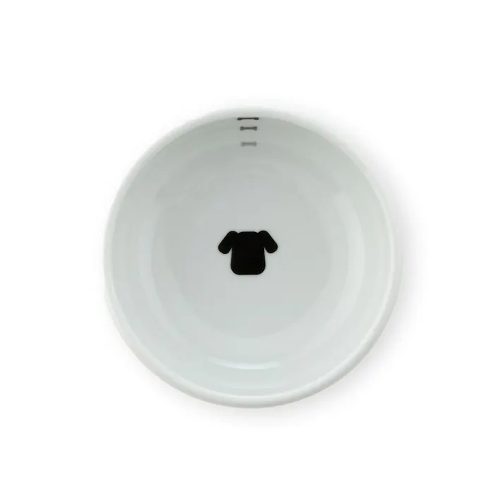 猫壱 ハッピーダイニング 脚付フードボウル すべり止めシリコン付き 犬柄 犬用