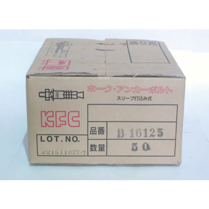 【CAINZ-DASH】ケー・エフ・シー ホーク・アンカーボルトBタイプ スチール製M16 全長125 B16125【別送品】