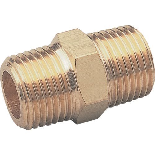 アソー 六角ニップル PT1/4(RoHS) NT-1022R 配管継手 アソー 六角ニップル PT1/4(RoHS) NT-1022R 配管継手
