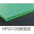 【CAINZ-DASH】住化プラステック プラダン　サンプライＨＰ５０１００　３×６板グレー HP50100-GY【別送品】