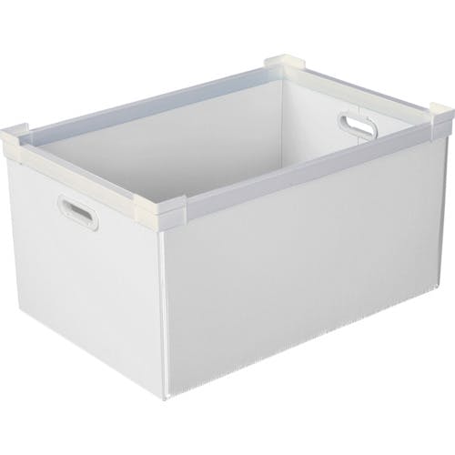国盛化学 プラダン NSコンテナ 75L(SWコーナー)ホワイト 78500-NS75L-WH ダンボールプラスチックコンテナ 国盛化学 プラダン NSコンテナ 75L(SWコーナー)ホワイト 78500-NS75L-WH ダンボールプラスチックコンテナ