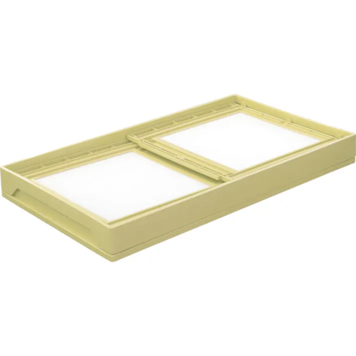 【CAINZ-DASH】国盛化学 プラスチック折畳みコンテナ パタコン N-180 イエロー 50211-N180-YE【別送品】