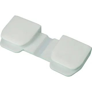 【CAINZ-DASH】国盛化学 コーナークリップ(3-4mm用)白 (50個入) 63127-CC0304-WH【別送品】