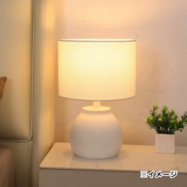 朝日電器 テーブルスタンド 陶器 白 MST029(販売終了)