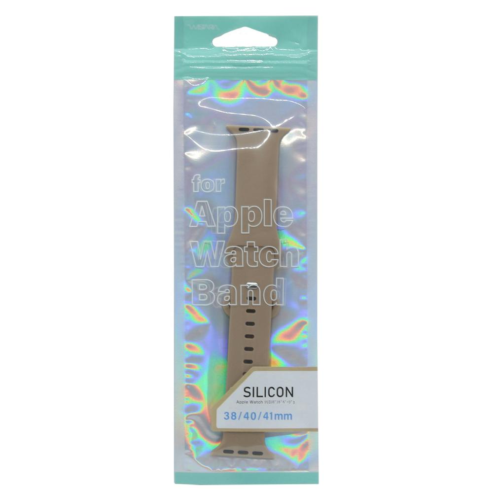 Apple Watch用替えバンド 41/40/38mm シリコンバンド ベージュ GRK-WS10BE
