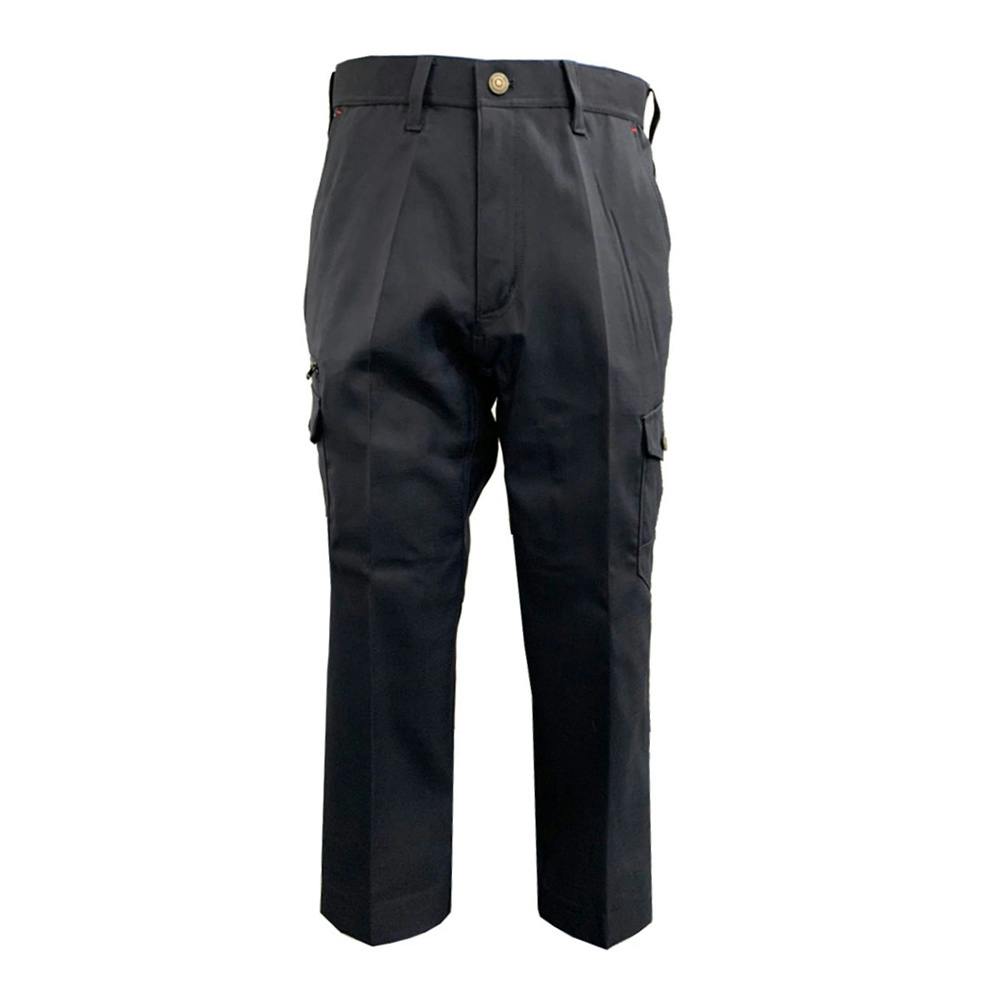 CINEMATIQ ストレッチカーゴパンツ(ブラック) べーシックライン】ダブルポケットカーゴパンツ| CINEMATIQ by