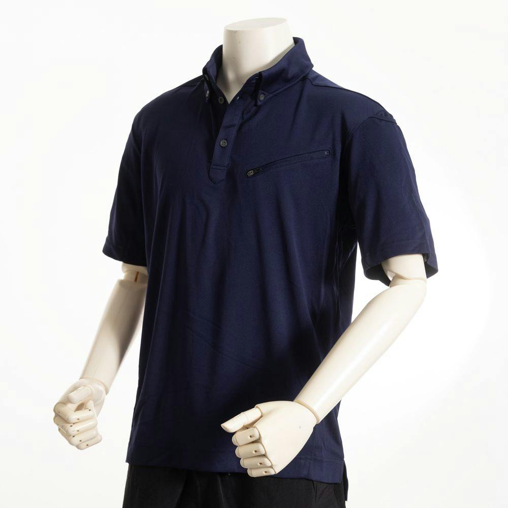 半袖ポロシャツ ネイビー 3L(販売終了) | 作業着・作業服・安全