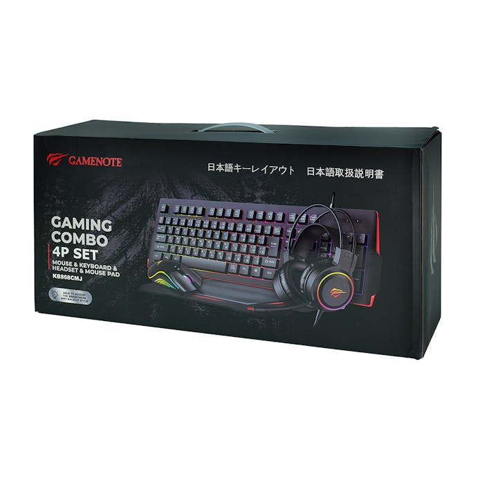 アーキサイト GAMENOTE ゲーミングコンボ 4点セット KB868CMJ(販売終了)