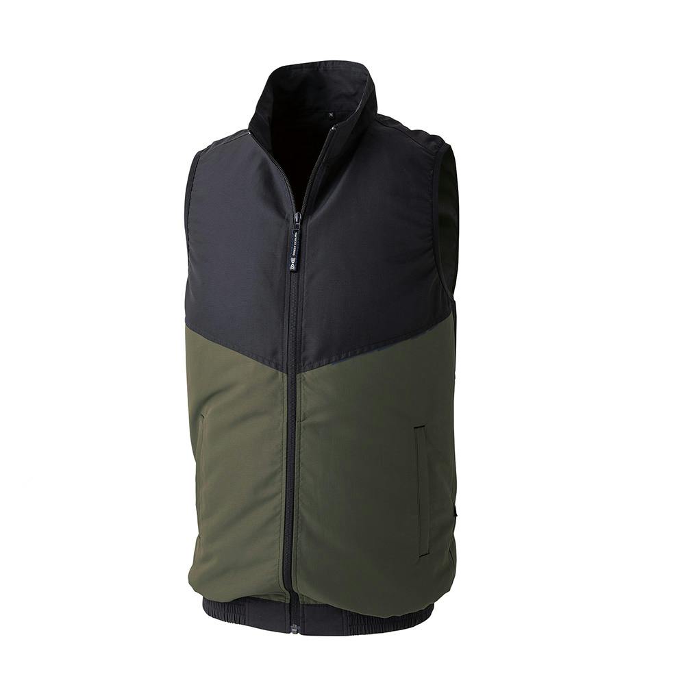 新品！空調服 ベスト レディース フルセット （カーキＭ） 楽天市場】空調服 ベスト kazeの通販