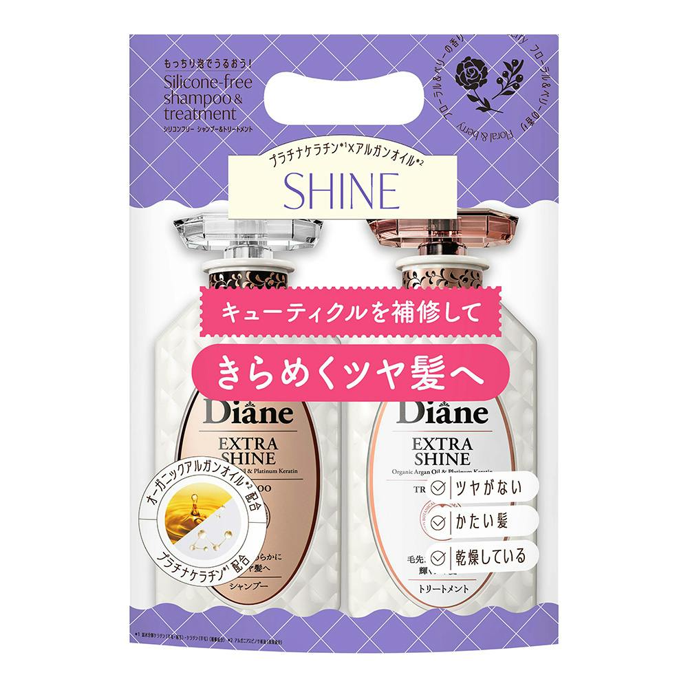 ネイチャーラボ モイストダイアン パーフェクトビューティー エクストラシャイン シャンプー&トリートメントセット 450ml+450ml セット品・企画品 ネイチャーラボ モイストダイアン パーフェクトビューティー エクストラシャイン シャンプー&トリートメントセット 450ml+450ml セット品・企画品