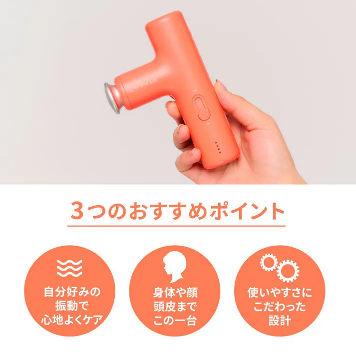ドクターエア エクサガンLUXE スペシャルエディション シルキーアイボリー REG-12SIV バックアーム付
