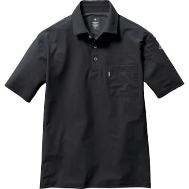 【CAINZ-DASH】バートル 半袖シャツ　２３７－３５－ＸＬ　ブラック 237-35-XL【別送品】