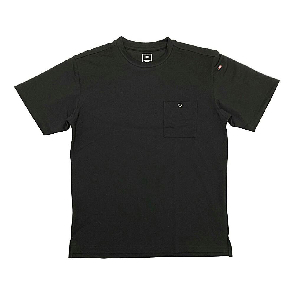 657フォーマルTシャツ ブラック L | 作業着・作業服・安全靴