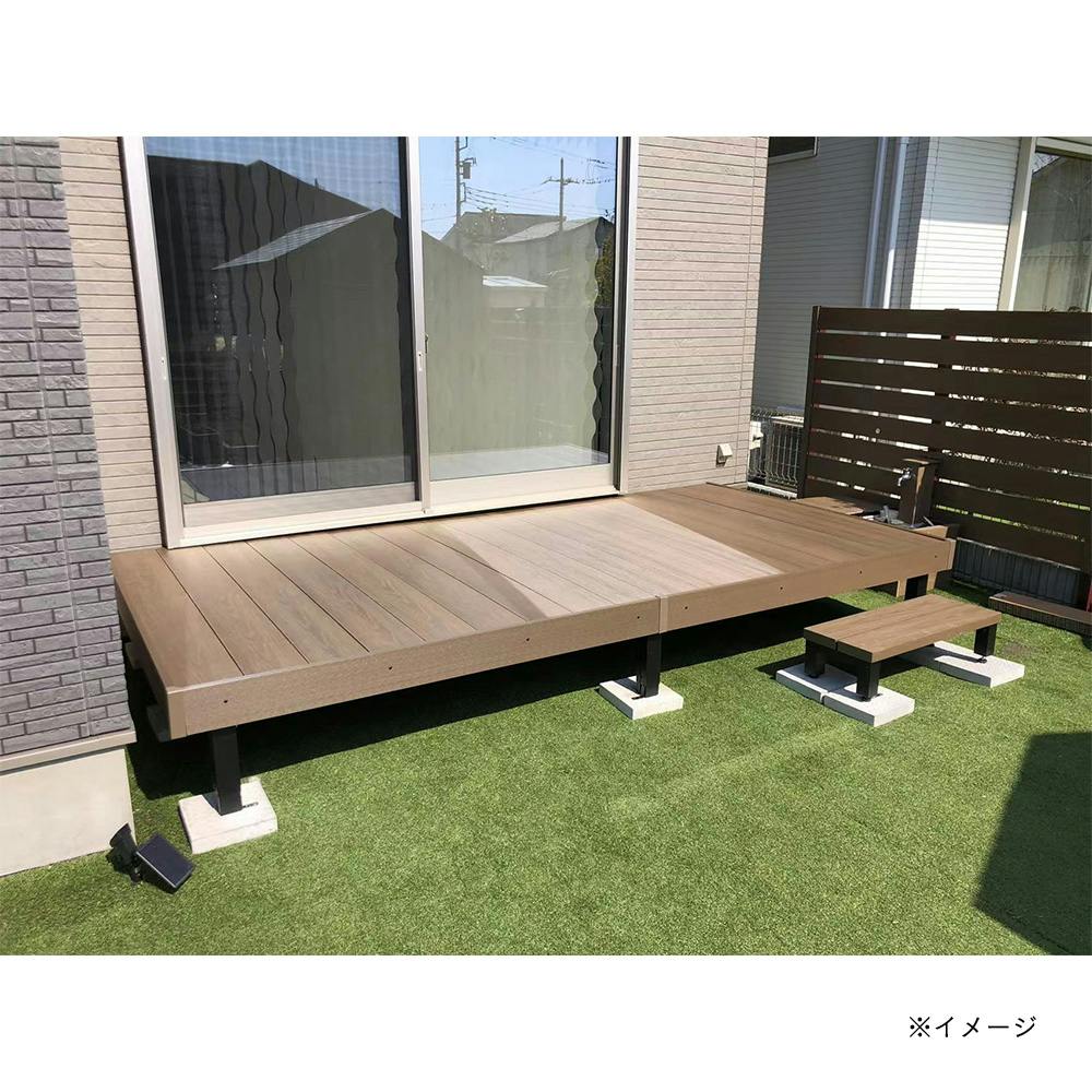 カインズ】※引取限定※ 人工木デッキ ブラウン 180×90cm 2台セット - その他