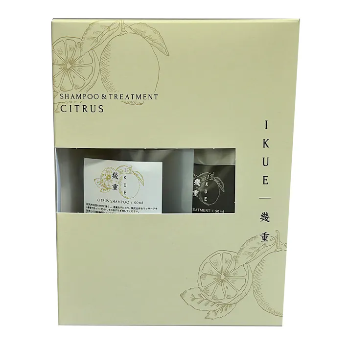 幾重 トラベルセット(シャンプー&トリートメント 各50ml) フレッシュシトラス