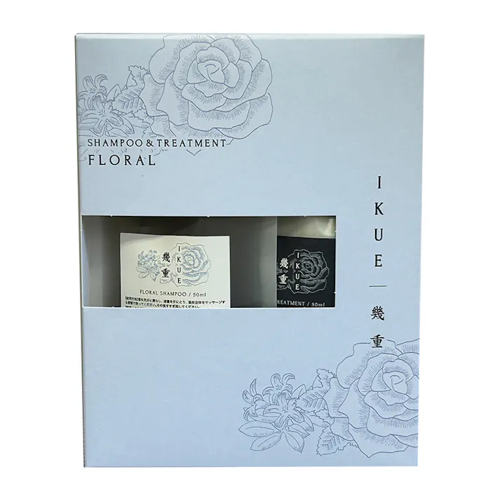 幾重 トラベルセット(シャンプー&トリートメント 各50ml) フルーティーフローラル