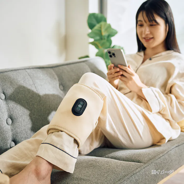 充電式ふくらはぎケア あしかる アイボリー QS555IV