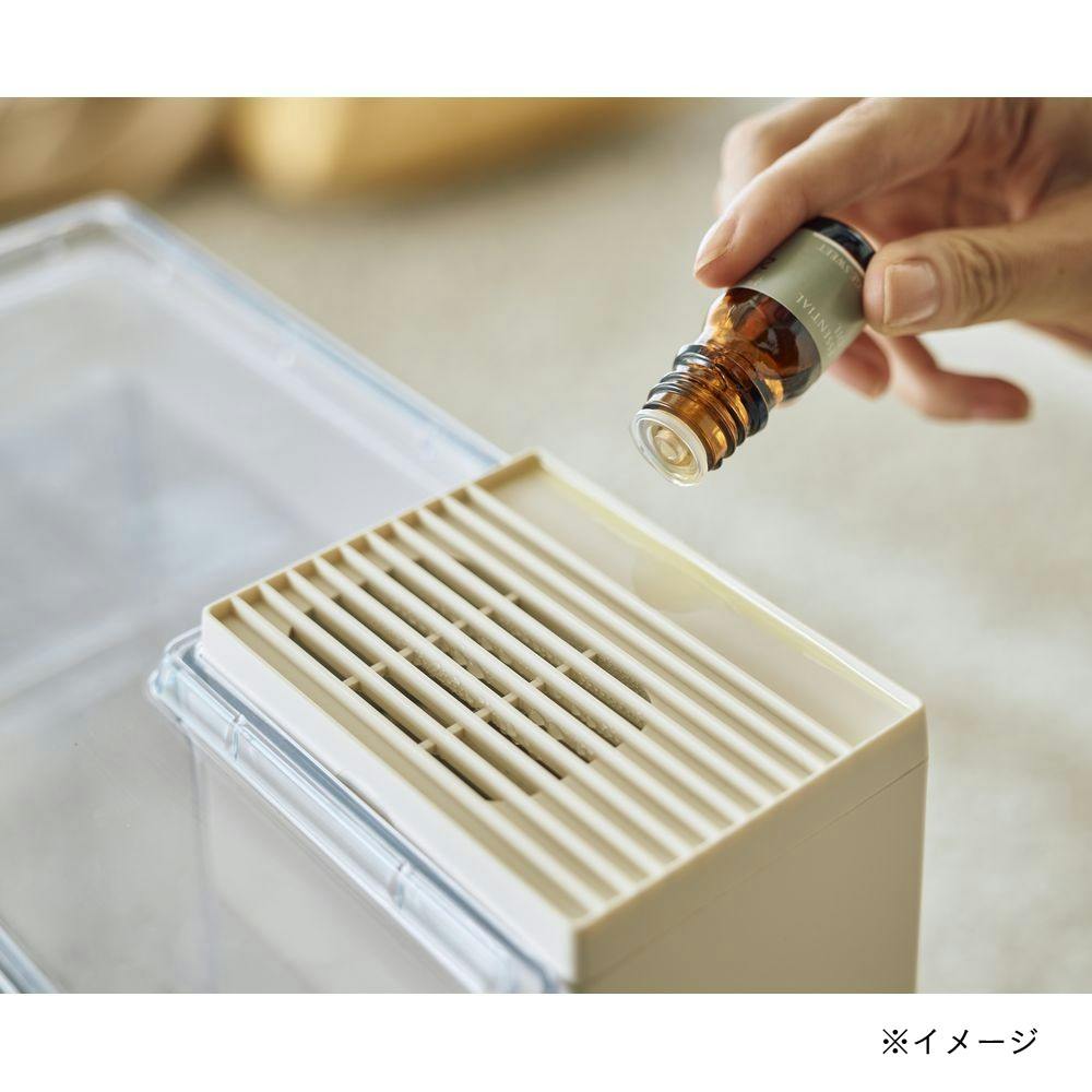 上部給水式 スチーム加湿器 ERU MOIST CLEAR アイボリー QS562