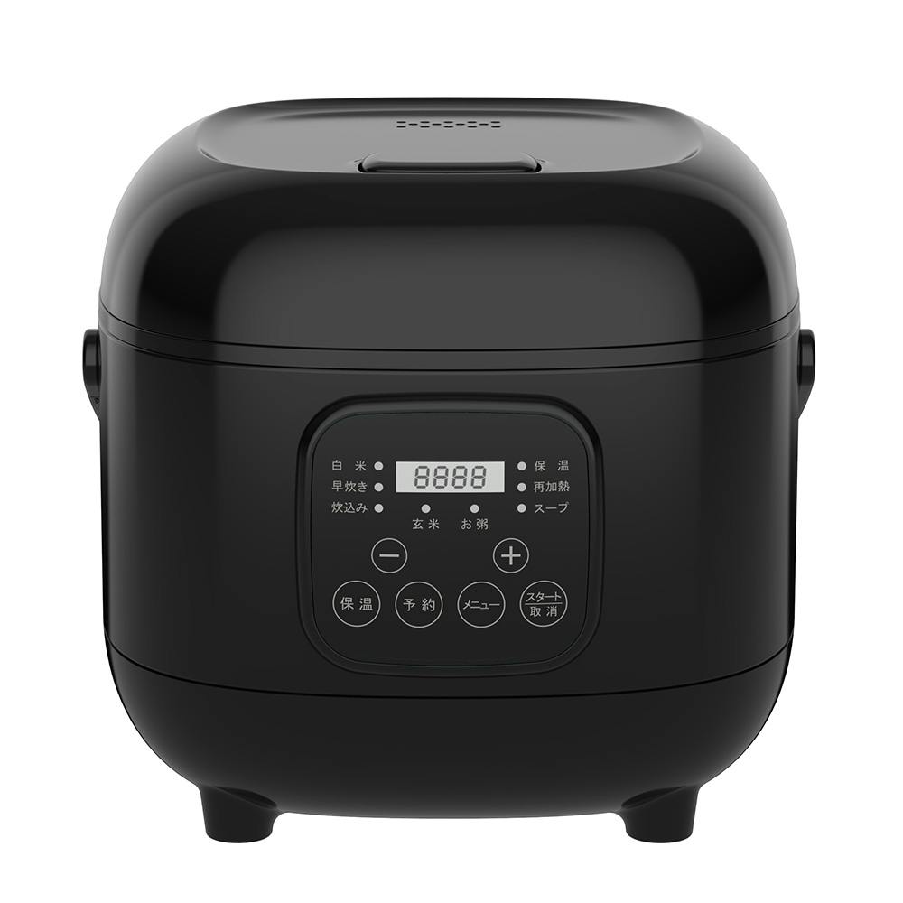 炊飯器 小型 3合炊き ブラック VS-KE23BK 炊飯器・精米機 炊飯器 小型 3合炊き ブラック VS-KE23BK 炊飯器・精米機