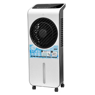 冷風扇 薄型 リモコン付 保冷剤4個付 ホワイト VS-DCF300WH(販売終了)