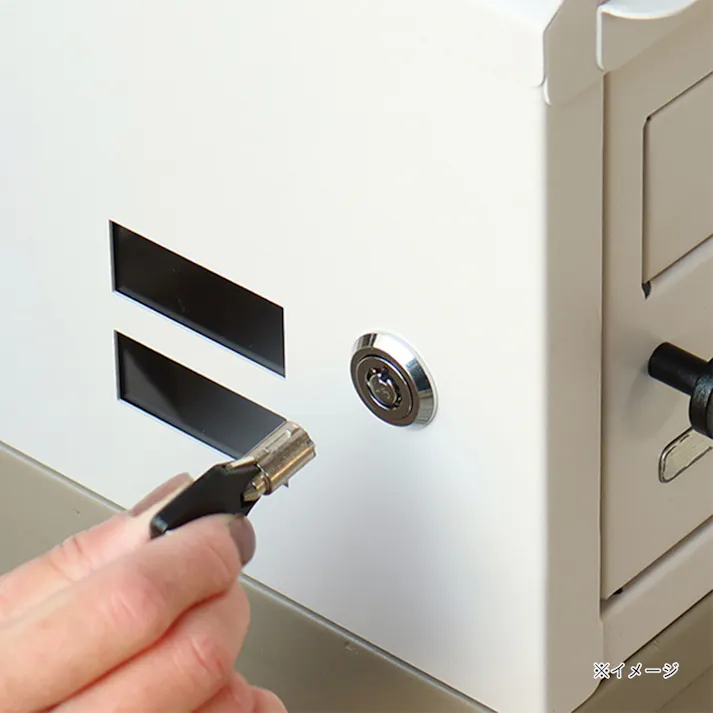 MOJYU 宅配ボックス付きポスト Remo レーモ クリーム/ミルクティーベージュ PBX-086 幅40cm 高さ74cm 奥行35cm