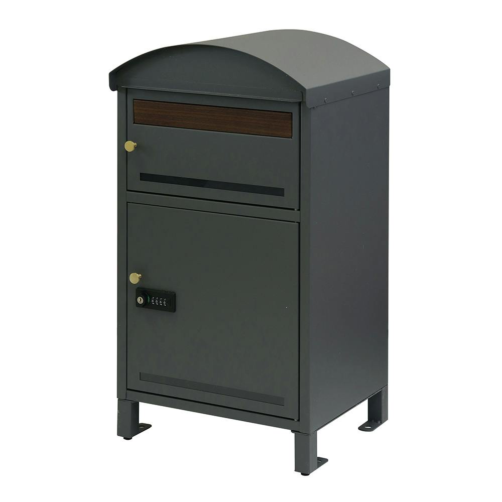 MOJYU ��z�{�b�N�X�t�|�X�g Lino ���[�m �O���[ PBX-106 ��40.6cm ����76cm ���s35cm ��z�{�b�N�X