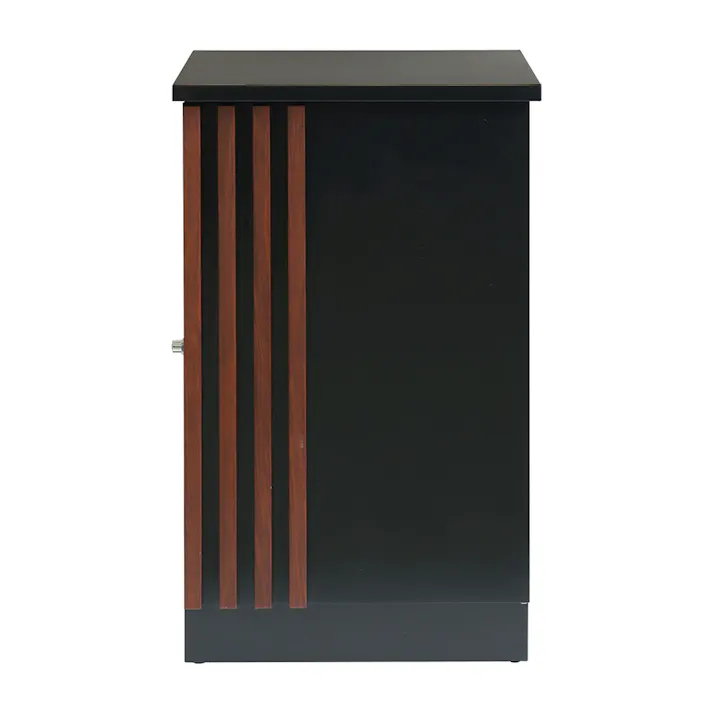 宅配ボックス レンツォ Renzo ブラック/ウォールナット PBX-147 幅42cm 高さ70.8cm 奥行37cm