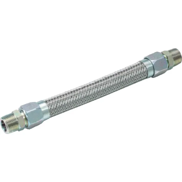 【CAINZ-DASH】テクノフレックス メタルタッチ式非溶接型フレキシブルホース S215-25Ax300L オスxオスアダプター SS400 S215-25AX300L MXM SS400【別送品】