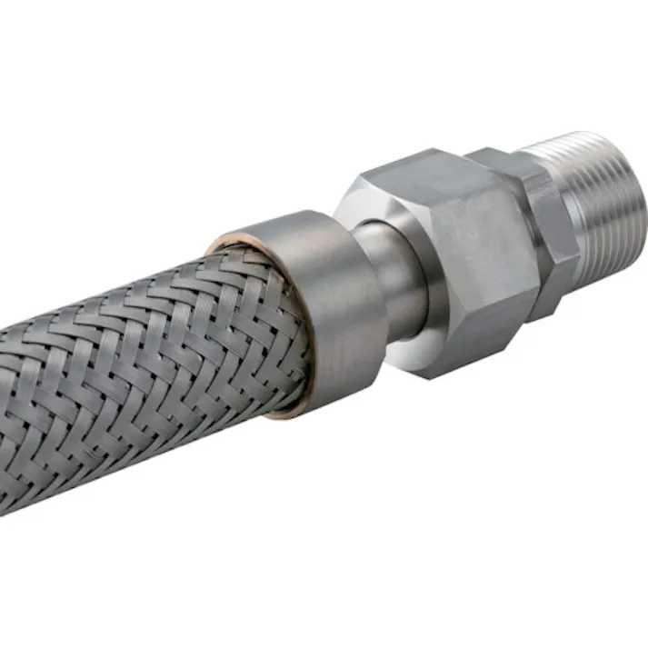 【CAINZ-DASH】テクノフレックス 袋ナット・アダプター型フレキシブルホース S225T-15AX500L オスXオスアダプター304SS S225T-15AX500L MXM 304SS【別送品】