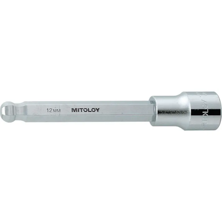 【CAINZ-DASH】水戸工機 1/2 ヘックスソケット ボールポイント ロング 6mm 406BHTL【別送品】