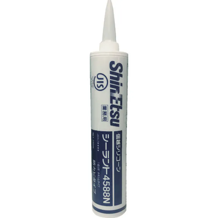 【CAINZ-DASH】信越化学工業 防かび用シーリング材 シーラント4588 ダークアイボリ 330ml S-4588N-YWG-330ML【別送品】
