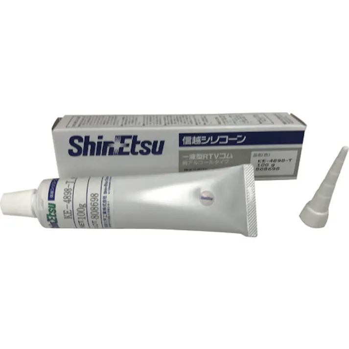 【CAINZ-DASH】信越化学工業 シーリング 低分子シロキサン低減タイプ 100g 透明 KE4898T-100【別送品】