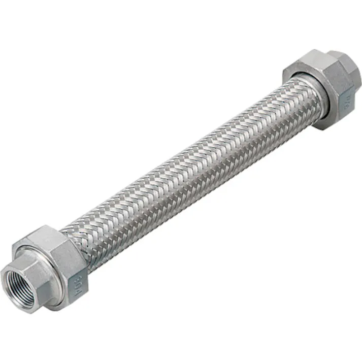 【CAINZ-DASH】南国フレキ工業 フィットユニオン式フレキシブルホース(無溶接式) ユニオンSUS304(ALLSUS304) 50A×500L NK-1100/SUS304-50A-500L【別送品】