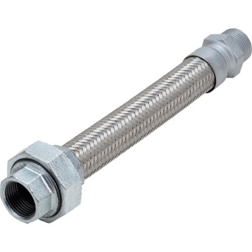 南国フレキ工業 ユニオン・ニップル式フレキシブルホース 継手FCMB 20A×500L NK-1900/FCMB-20A-500L フレキシブルメタルホース 南国フレキ工業 ユニオン・ニップル式フレキシブルホース 継手FCMB 20A×500L NK-1900/FCMB-20A-500L フレキシブルメタルホース