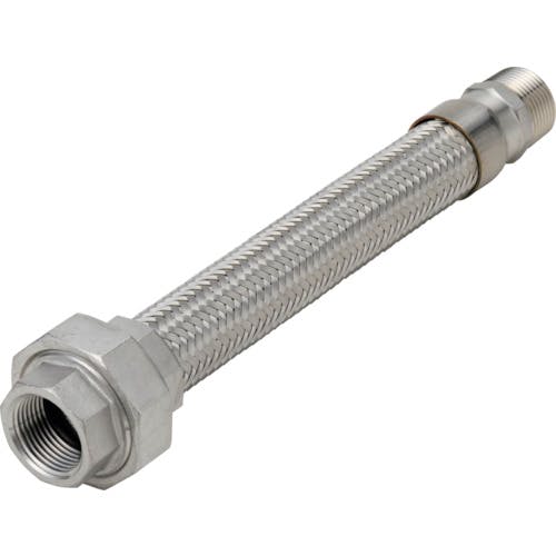 南国フレキ工業 ユニオン・ニップル式フレキシブルホース 継手SUS304(ALLSUS304) 32A×500L NK-1900/SUS304-32A-500L フレキシブルメタルホース 南国フレキ工業 ユニオン・ニップル式フレキシブルホース 継手SUS304(ALLSUS304) 32A×500L NK-1900/SUS304-32A-500L フレキシブルメタルホース