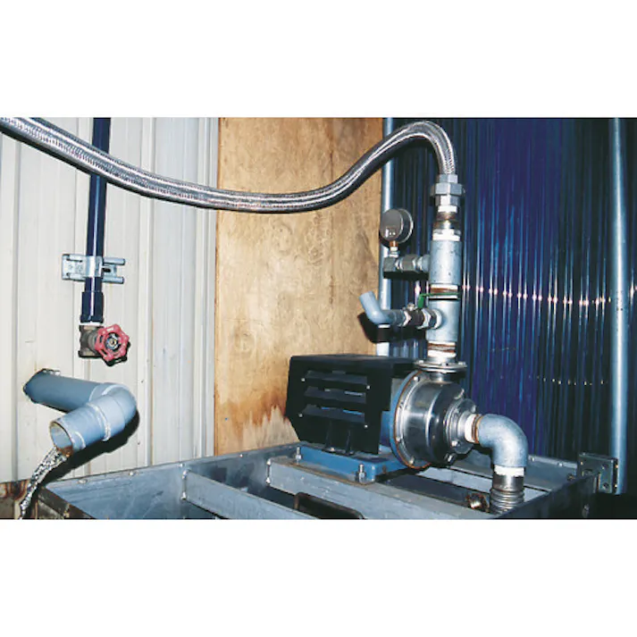 【CAINZ-DASH】南国フレキ工業 ライトユニオン式(メタルタッチ無溶接式)フレキシブルホース オス×オス型 継手SS400 15A×500L NK-3400MM/SS400-15A-500L【別送品】