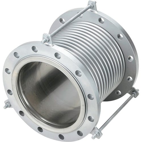 南国フレキ工業 排気ライン用伸縮管継手 フランジ5K/SS400(接液部SUS) 150A×150L NK-7300/5K-SS400-150A-150L 防振継手 南国フレキ工業 排気ライン用伸縮管継手 フランジ5K/SS400(接液部SUS) 150A×150L NK-7300/5K-SS400-150A-150L 防振継手